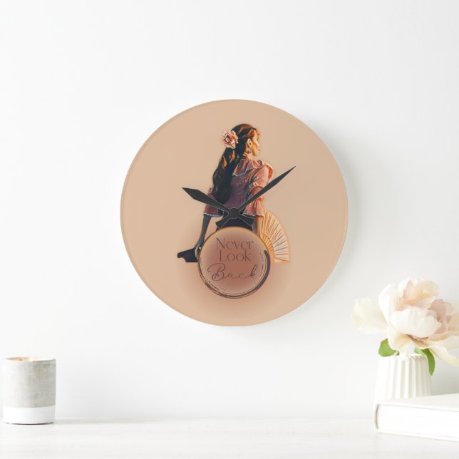 Grande Horloge Ronde Never Look (Maison)