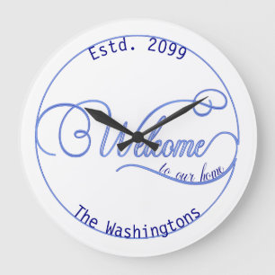 Grande Horloge Ronde N'importe quelle couleur Bkg Bienvenue dans notre 