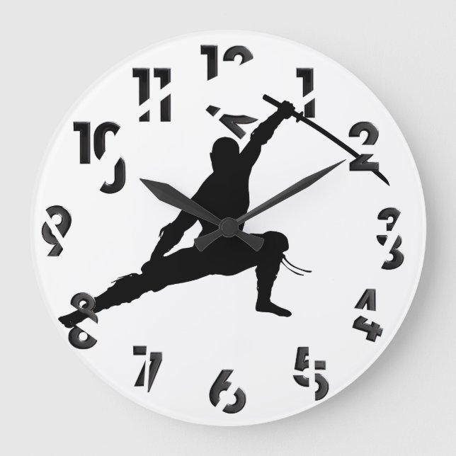 Grande Horloge Ronde Ninja (Recto)