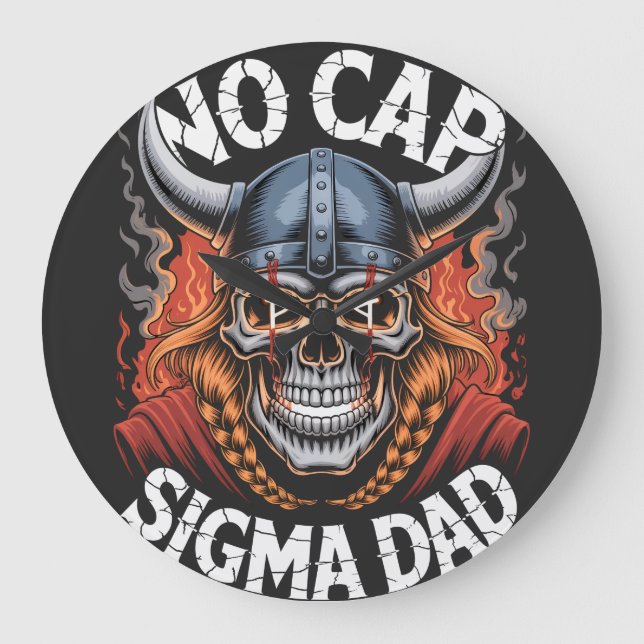 Grande Horloge Ronde No Cap Sigma Dad Viking Style Gear for Parents (Recto)