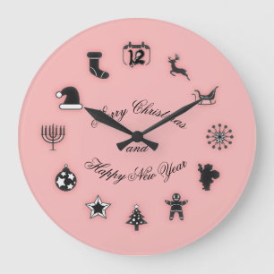 Grande Horloge Ronde Noël