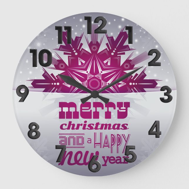 Grande Horloge Ronde Noël (Recto)