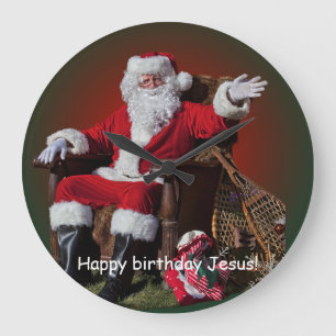 GRANDE HORLOGE RONDE NOËL