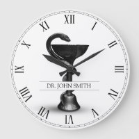 Noir Serpent Médicale Bowl Hygieia Nom blanc