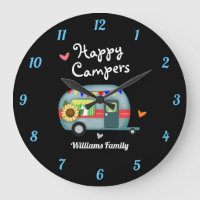 Nom de famille personnalisé Happy Campers