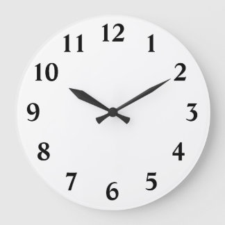 Grande Horloge Ronde Nombre Modèle