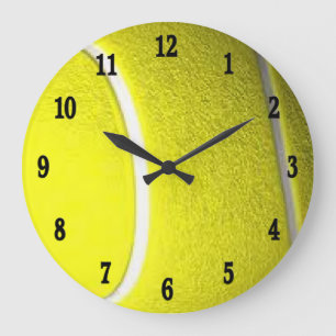 Grande Horloge Ronde Nombres noirs de l'horloge murale W de sport de