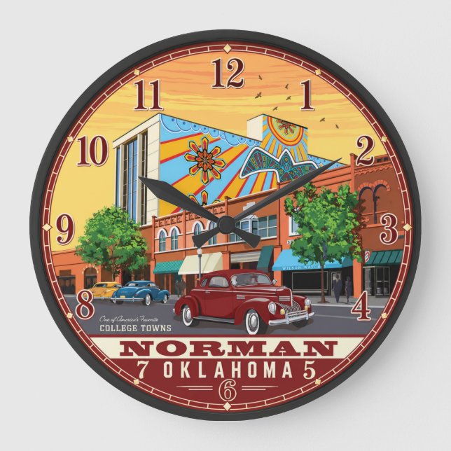 Grande Horloge Ronde Norman Oklahoma (Recto)