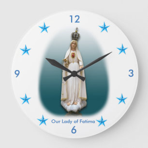 Grande Horloge Ronde Notre Madame d'horloge de Fatima