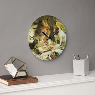 Grande Horloge Ronde Nous Prions, Suspendez Charles Burton Barber