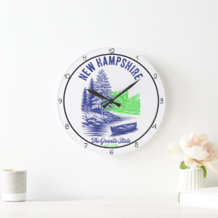 Grande Horloge Ronde Nouveau Hampshire Granite State