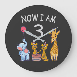 Grande Horloge Ronde Now I le 3e jour du Birthday