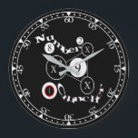 Grande Horloge Ronde Number Cruncher<br><div class="desc">Fun representation of the mathematical calculation power of numbers and the results one can obtain. The power of a number crunching education.</div>