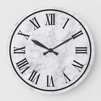 Grande Horloge Ronde Numéros romains
