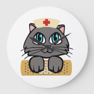 Grande Horloge Ronde Nurse Kitten