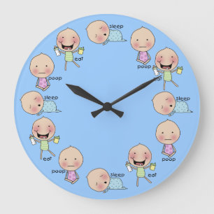 Grande Horloge Ronde Nursery Clock
