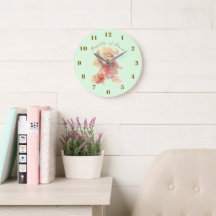 Nursery Ours en Peluche Vert Menthe Vintage