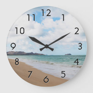 Grande Horloge Ronde Oahu Hawaii Ocean Waves & Beach