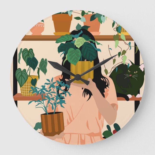 Grande Horloge Ronde Oasis pointillée (Recto)