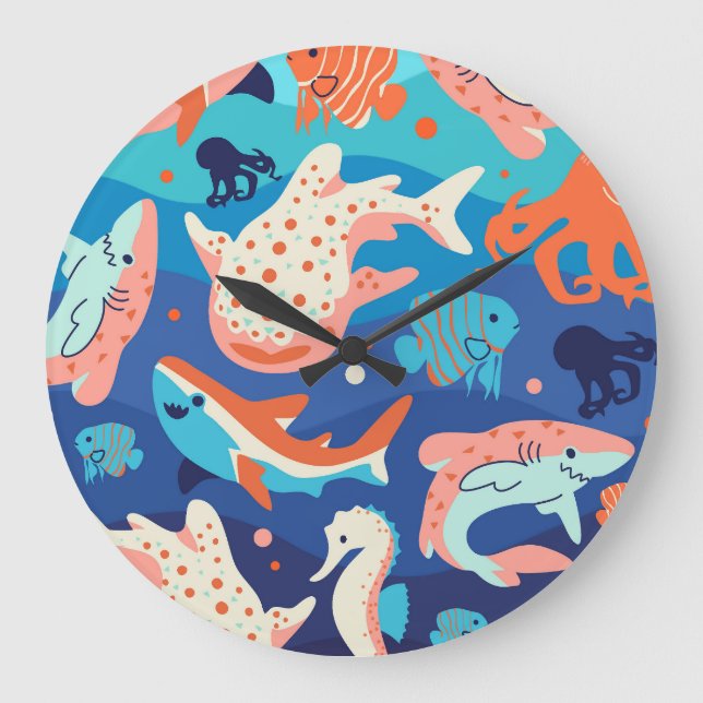 Grande Horloge Ronde Ocean Wonders (Recto)