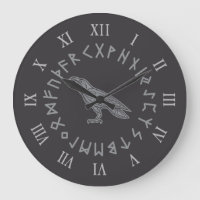 Odin Corbeau Corneille Mythologie Viking runes run