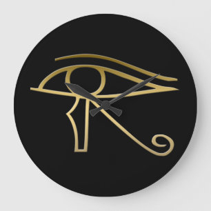 Grande Horloge Ronde OEil de Horus symbole égyptien