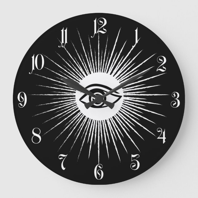 Grande Horloge Ronde Oeil masonique (Recto)