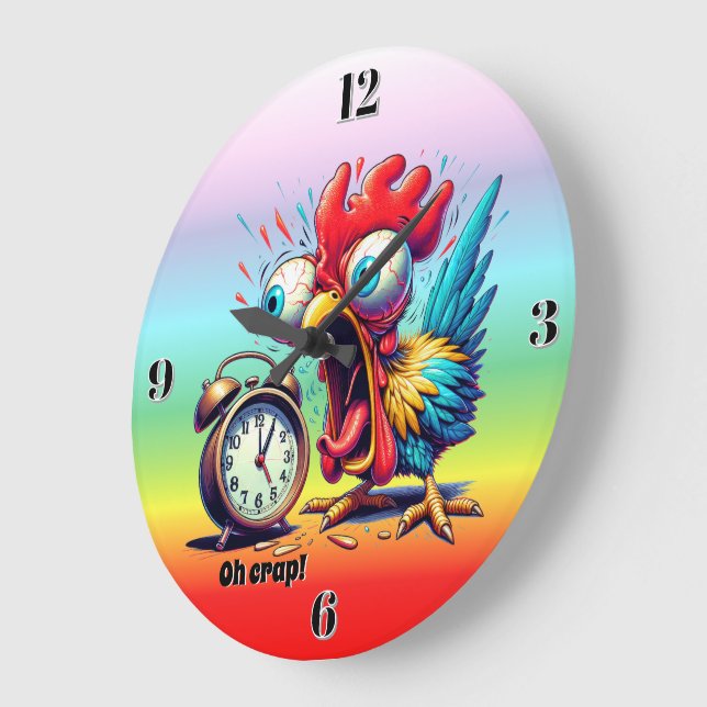 Grande Horloge Ronde Oh Crap! (Angle)