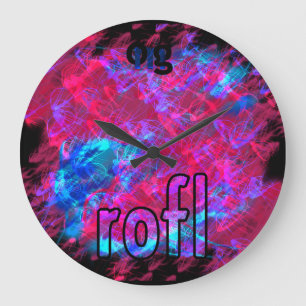 Grande Horloge Ronde Oh mon Dieu ! fouler