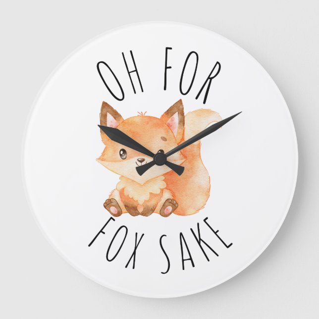 Grande Horloge Ronde Oh pour Fox Sake (Recto)