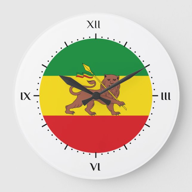 Grande Horloge Ronde Old Ethiopian flag (Recto)