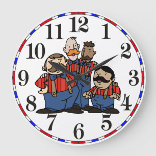 Grande Horloge Ronde Old fashion Barbershop Quartet 2