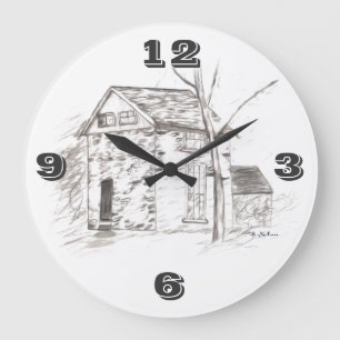 Grande Horloge Ronde OLE TIME Tic Toc