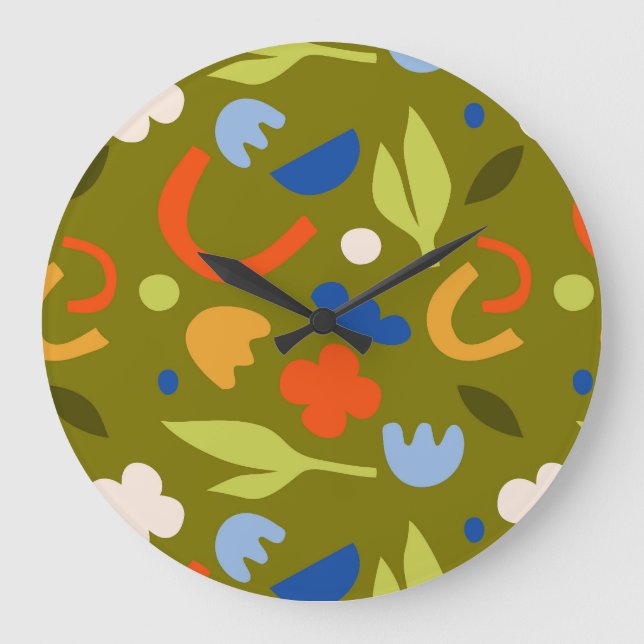 Grande Horloge Ronde Olive Meadow (Recto)