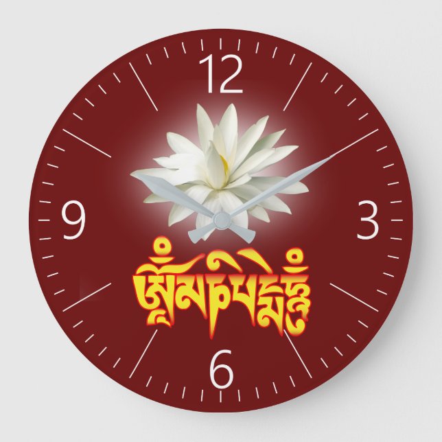 Grande Horloge Ronde Om mani padme hum mantra (Recto)