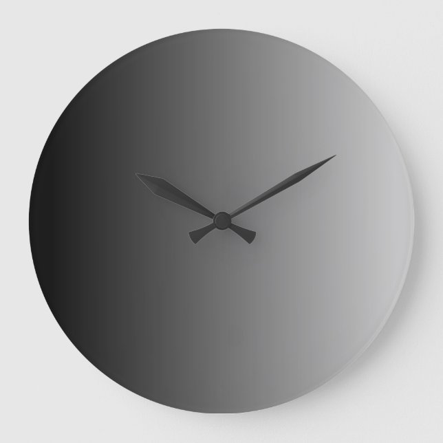 Grande Horloge Ronde Ombre grise (Recto)