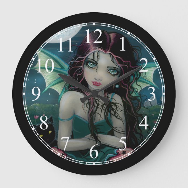 Grande Horloge Ronde Ominously Sweet Little Vampire (Recto)