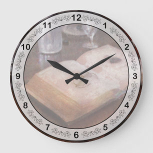 Grande Horloge Ronde Ophtalmologue - La partie de poker