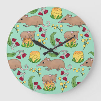 Grande Horloge Ronde Opossum miel