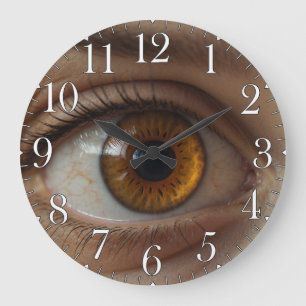 Grande Horloge Ronde Opthalmologue Oeil Docteur Fun Oeil Fun Oeil