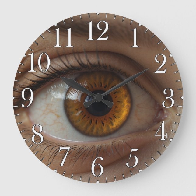 Grande Horloge Ronde Opthalmologue Oeil Docteur Fun Oeil Fun Oeil (Recto)