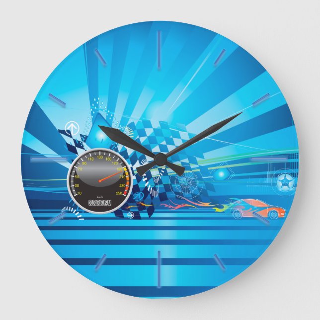 Grande Horloge Ronde Options de Wall Clocks (Recto)