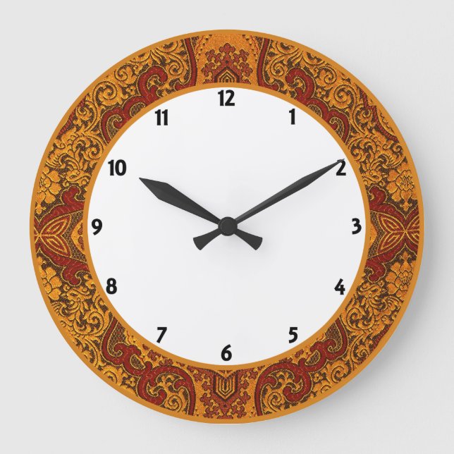 Grande Horloge Ronde Opulent Oriental Silk (Recto)