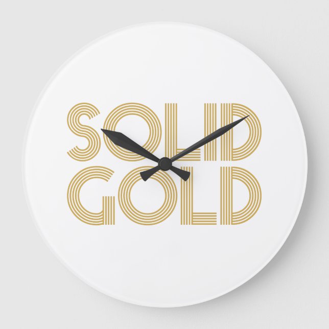 GRANDE HORLOGE RONDE OR SOLIDE (Recto)