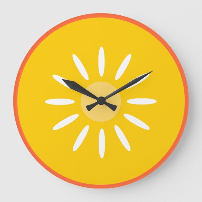 Grande Horloge Ronde Orange (Recto)