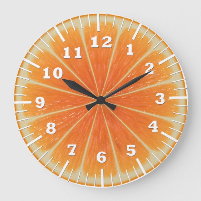 Grande Horloge Ronde orange (Recto)