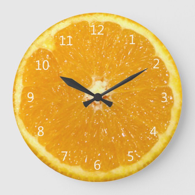 Grande Horloge Ronde Orange Fruit Fresh Slice (Recto)
