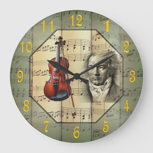 Grande Horloge Ronde Orchestre symphonique de Beethoven ~Viola ~   (Recto)