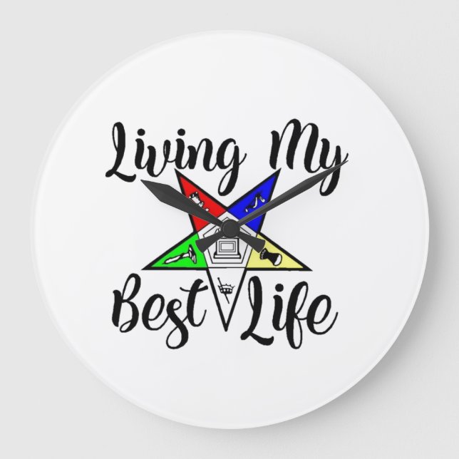 Grande Horloge Ronde Ordre des étoiles de l'Est (Recto)