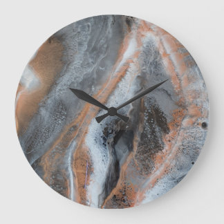 Grande Horloge Ronde Original Resin Art Design Clock